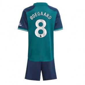Arsenal Martin Odegaard #8 kläder Barn 2023-24 Tredje Tröja Kortärmad (+ korta byxor)